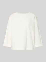 Koszulka 3/4 o kroju loose fit z mieszanki bawełny z domieszką modalu od Tom Tailor - 45