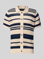 Modern Fit Freizeithemd in Strick-Optik mit Knopfleiste von JACK & JONES Premium - 35