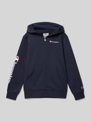 Sweatjacke mit Label-Stitching von CHAMPION Blau - 17