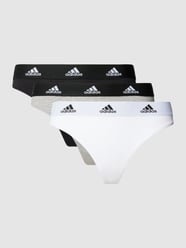String met elastische band met logo in een set van 3 stuks van ADIDAS SPORTSWEAR Wit - 47