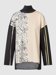Longsleeve mit Allover-Muster von Sportalm Schwarz - 42