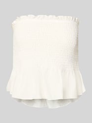 Top krótki o kroju slim fit z czystej bawełny model ‘KATIE’ od ONLY - 10