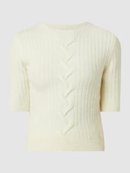 Cropped Pullover mit Stretch-Anteil Modell 'Combis' von Mango - 6