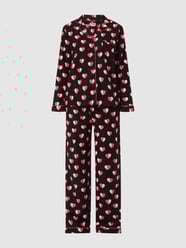Pyjama aus Flanell von KATE SPADE Grau / Schwarz - 2