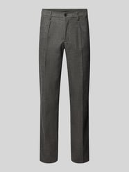 Relaxed fit broek met persplooien van Profuomo - 39