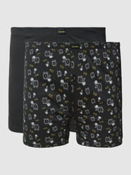 PLUS SIZE Boxershorts mit Label-Details von Ceceba Plus Schwarz - 25