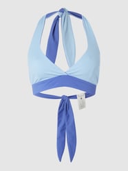 Bikini-Oberteil in Triangel-Form - beidseitig tragbar  von Mymarini Blau / Türkis - 38