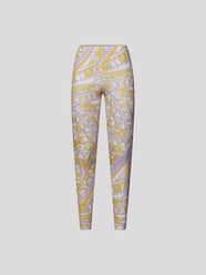 Leggings mit Allover-Muster von Emilio Pucci Lila - 19