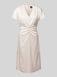 Midikleid mit V-Ausschnitt Modell 'Dulania' von BOSS Pink - 4