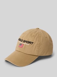 Baseballpet met labelstitching van Polo Ralph Lauren Beige - 6