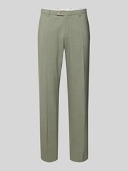 Straight fit stoffen broek van Scheerwolmix Model 'Paco' van CG – CLUB of GENTS - 18