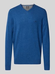 Regular Fit Strickpullover aus Baumwoll-Mix mit Kaschmir-Anteil von Fynch-Hatton - 4