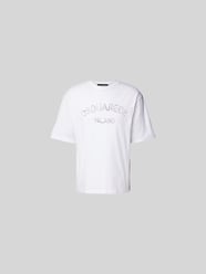 T-Shirt mit Label-Print von Dsquared2 Weiß - 47