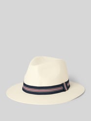Strohhut mit Hutband von Müller Headwear Beige - 15
