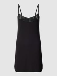 Nachthemd mit Spitzenbesatz Modell 'INTRINSIC SLEEP' von Calvin Klein Underwear Schwarz - 22