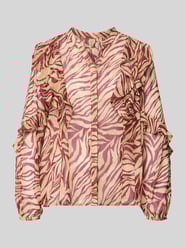 Bluzka z długim rękawem i krytą listwą guzikową model ‘VALBORG’ od Soyaconcept - 9