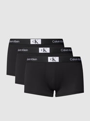 Trunks mit elastischem Logo-Bund im 3er-Pack von Calvin Klein Underwear Schwarz - 8