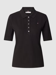 Poloshirt met labelstitching, model 'REG PIQUE' van Tommy Hilfiger Grijs / zwart - 23