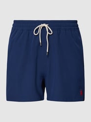 Badehose mit Logo-Stitching Modell 'TRAVELER' von Polo Ralph Lauren Underwear Blau - 2