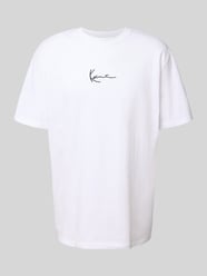 T-Shirt mit Label-Stitching und Rundhalsausschnitt von KARL KANI - 29