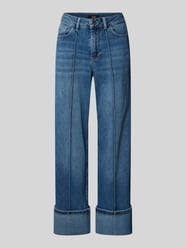 Jeans mit Längsnähten und Umschlag von Zero - 19