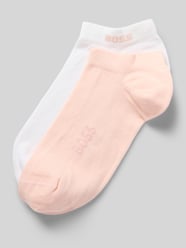 Sneakersocken mit Label-Detail im 2er-Pack von BOSS Pink - 4