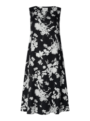Jurk met bloemenmotief  van ROBE LÉGÈRE Grijs / zwart - 45