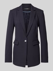 Blazer aus Viskose-Mix mit Pattentaschen von comma Blau - 8