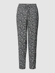 Hose aus Viskose mit Allover-Print von s.Oliver RED LABEL Schwarz - 30