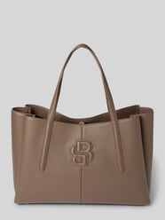 Shopper mit Label-Details Modell 'Anett Tote' von BOSS Beige - 6