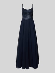 Abendkleid mit Pailletten und Spaghettiträgern von Hey Kyla - 21