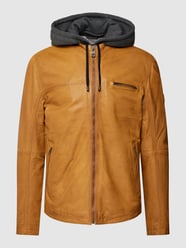 Lederjacke mit abnehmbarem Einsatz von HECHTER PARIS Gelb - 35