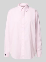 Hemdbluse mit Knopfleiste von Polo Ralph Lauren Pink - 34