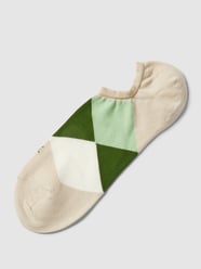 Sneakersocken mit Allover-Muster Modell 'Clyde' von Burlington Beige - 38