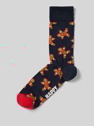 Sokken in een all-over look model 'Gingerbread Man' van Happy Socks - 12