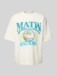 T-shirt met labelprint van Review X MATW - 18