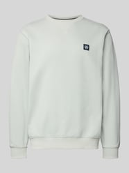 Sweatshirt mit Rundhalsausschnitt und Label-Patch von Lerros - 28