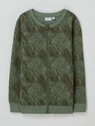 Bluza rozpinana ze wzorem na całej powierzchni model ‘Frank’  od Name It Zielony - 35