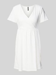 Tailliertes Minikleid mit Ausbrenner-Effekt Modell 'ABBY' von Pieces - 15