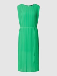 Midikleid mit Strukturmuster von comma Grün - 21
