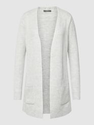 Cardigan in riblook van Montego Grijs / zwart - 15