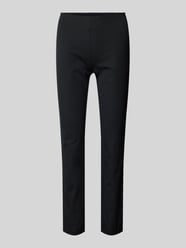 Skinny Fit Stoffhose mit seitlichem Reißverschluss von Lauren Ralph Lauren Schwarz - 11