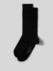 Socken mit Label-Print im 2er-Pack von Christian Berg Men Schwarz - 43