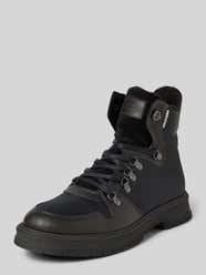 Schnürboots aus Leder mit Label-Patch von Tommy Hilfiger Schwarz - 13