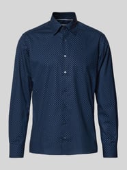 Koszula casualowa o kroju regular fit z czystej bawełny z kołnierzykiem typu kent od ETERNA - 4