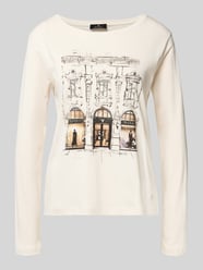 Shirt met lange mouwen en motiefprint van monari - 25