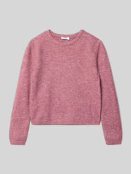 Strickpullover mit Rundhalsausschnitt Modell 'agnes' von Mango Pink - 44