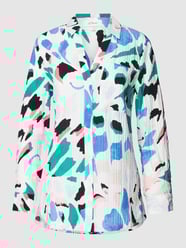 Overhemdblouse van viscosemix met structuurmotief van s.Oliver RED LABEL Wit - 40