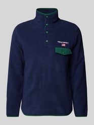 Sweter z polaru z wyhaftowanym logo od Polo Sport - 48