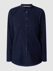 Hemdbluse aus Cord von Esprit Blau / Türkis - 13